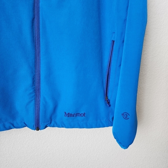 MARMOT Men's Tempo Softshell Jacket in  blue sapphire size XL - Picture 9 of 10